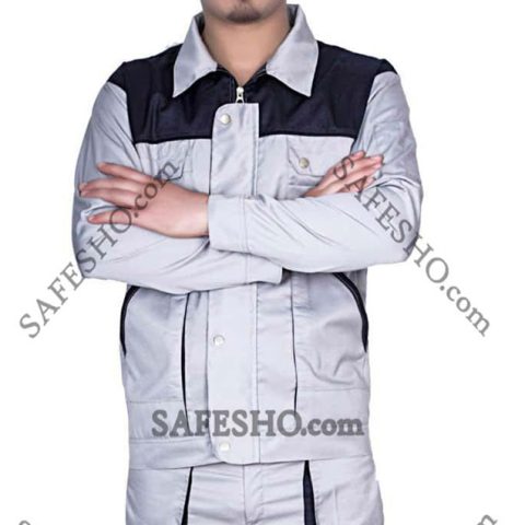 لباس کار سیف شو مدل دکمه فلزی