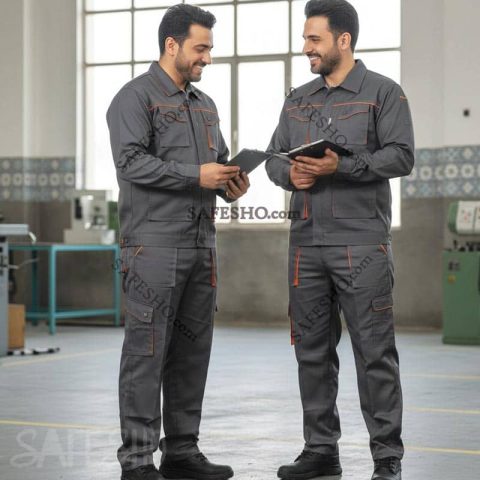 لباس کار (لیون) Ework طوسی-طوسی روشن کد 2